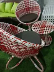 Executive Rattan Patio Chair da Table Set (2+1) - 2