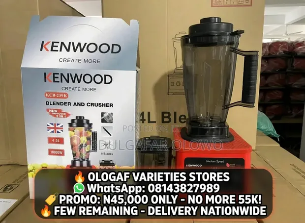 Kenwood 4.0L 10000W Blender & Grinder - 1
