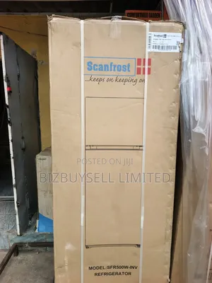 Brand New Scanfrost 500L Double Door Inverter Refrigerator