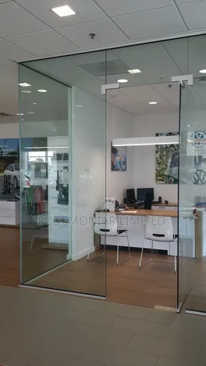 Frameless Glass Office Enclosure Installation