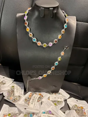 Alyssa Jewelry Set - Red, Purple, Pink, Orange, Green