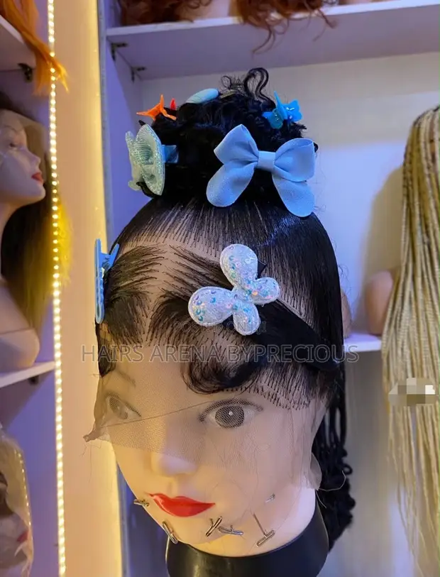 Yarinyar Gyale Afro Ponytail Mai Cikakken Lace - 1