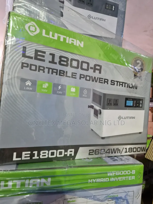 Lutian Power Station Mai Ɗaukar Hannu 2624Wh/1800W - 1