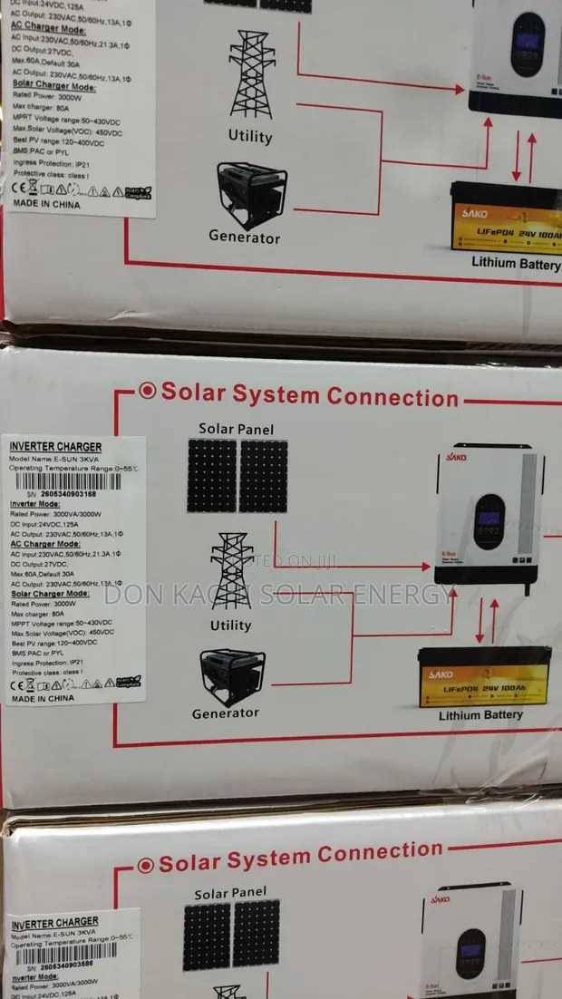 3kva 24v Sako Hybrid Solar Inverter - 1