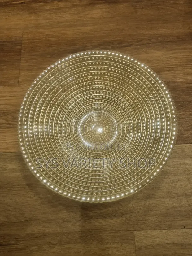 Decorative Centre Bowl - Gold Brass - 1