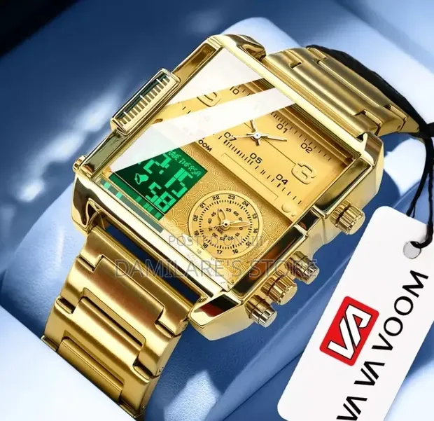 Va Va Voom Gold Chain Watch na Maza - 1