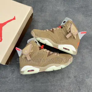 High Quality Jordan 6 British Khaki Sneakers