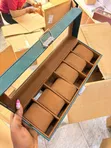Watch Organiser - Leather, Brand New - 5