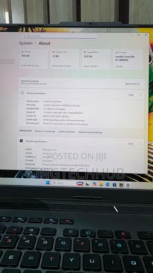 Asus ROG Strix G16 Laptop - Intel Core i9, 32GB RAM, RTX 4080