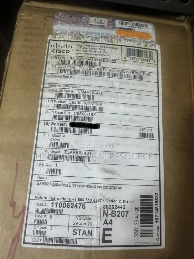 Cisco Catalyst C9500-16X-2Q-A 16-Port 10GE Switch - 1