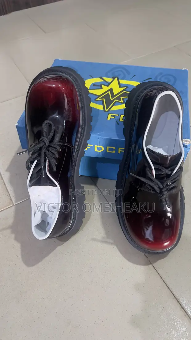 NK Chunky Shoes - Men's Size 43-46, Wine Leather - 1