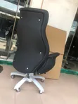 Executive Office Chair - Black Leather - 2