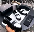 Prada Black Leather Loafers - Men's Size 40.5-46 - 1