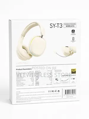 Aurora T3 SY-T3 Wireless Gaming Headset - White