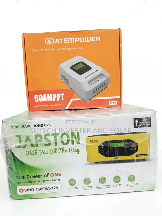 Brand New Japston Sino 1500VA 12V Pure Sine Wave Inverter - 1