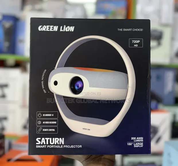 Greenlion Saturn Smart Portable Projector 200 Lumens - 1