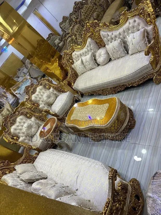Exquisitely Finished 8-Seater Egyptian Royal Sofa - 1