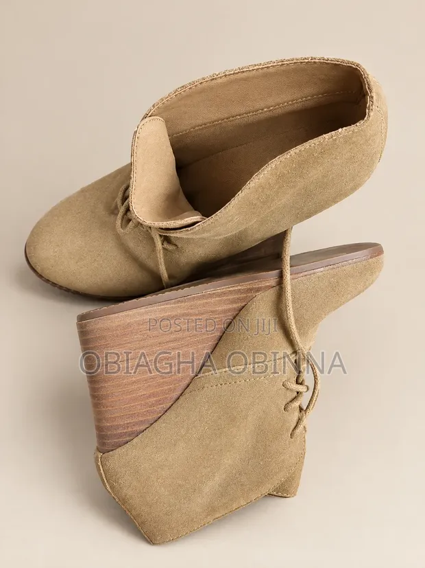 Lucky Brand Yemeni Suede Wedge Bootie - 1