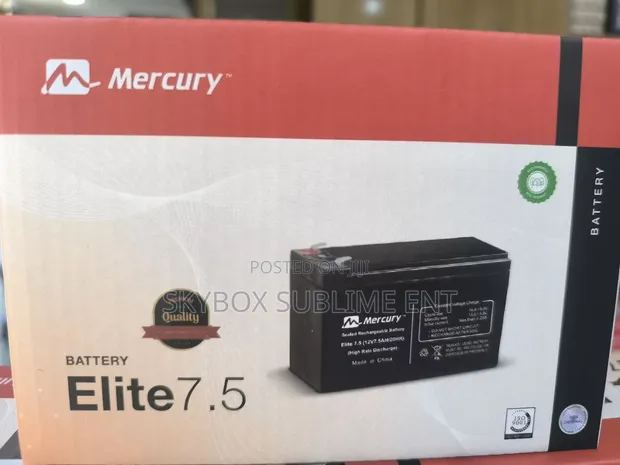Mercury Battery Elite 7.5V UPS Baturi - 1