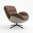 Luxury Bouclé Swivel Accent Chairs - 4