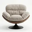 Luxury Bouclé Swivel Accent Chairs - 5