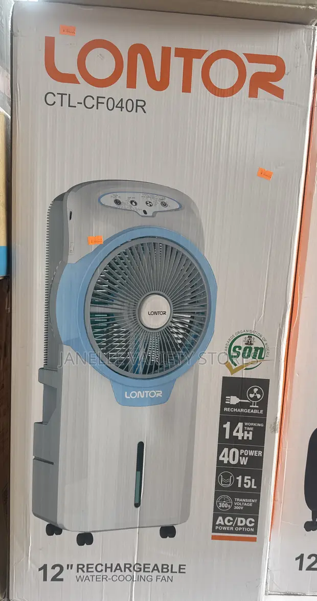 Lontor Rechargeable Air Cooler Fan with Remote - 1
