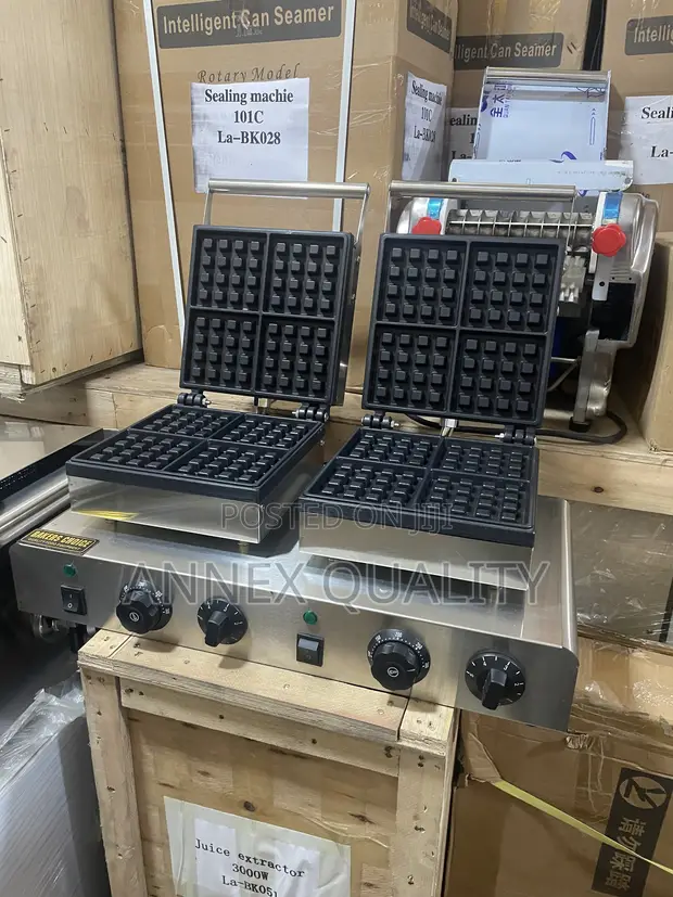 Brand New Double Waffle Maker (Commercial) - 1