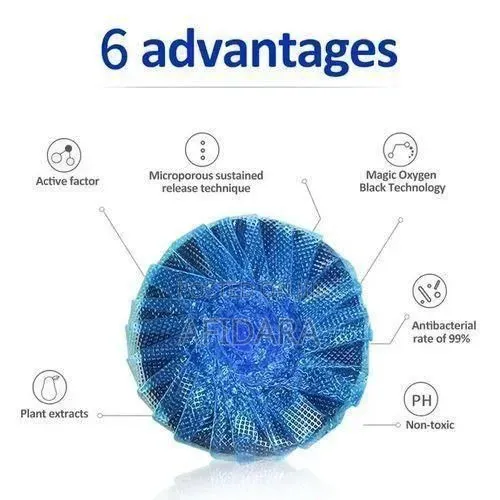 Blue Toilet Cleaner - 20pcs - 1