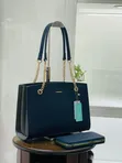 Gucci Classic Handbag - Brown Textured Fabric - 2