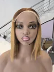5by5 T/1b Bone Straight 10" Hair Extension - 1