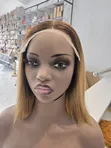 5by5 T/1b Bone Straight 10" Hair Extension - 4