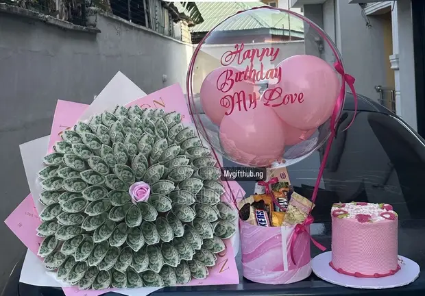 Birthday Package da Cake, Balloon & Treats - 1