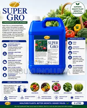 Super Gro Mai Ganyen Shuka - 5 Lita