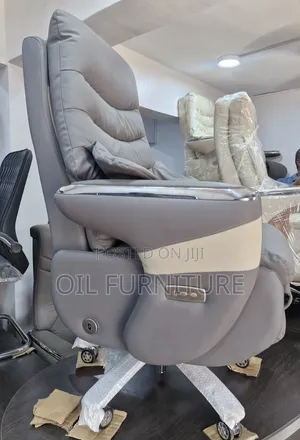 Executive Luxury Reclining Office Chair with Footrest