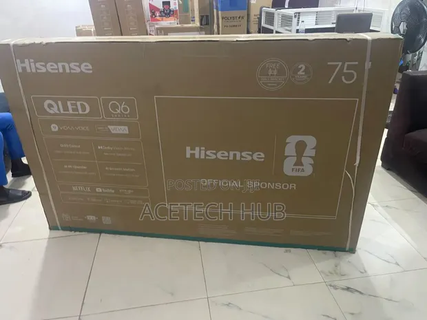 Hisense 75" QLED Smart TV (Sabon Hannu) - 1