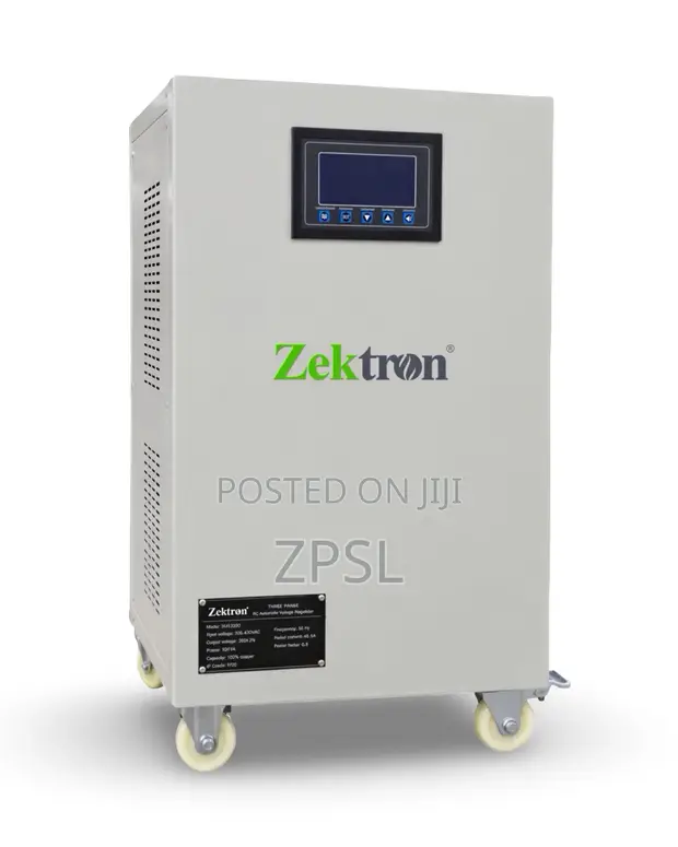 Zektron 100kVA Three Phase Automatic Voltage Regulator - 1