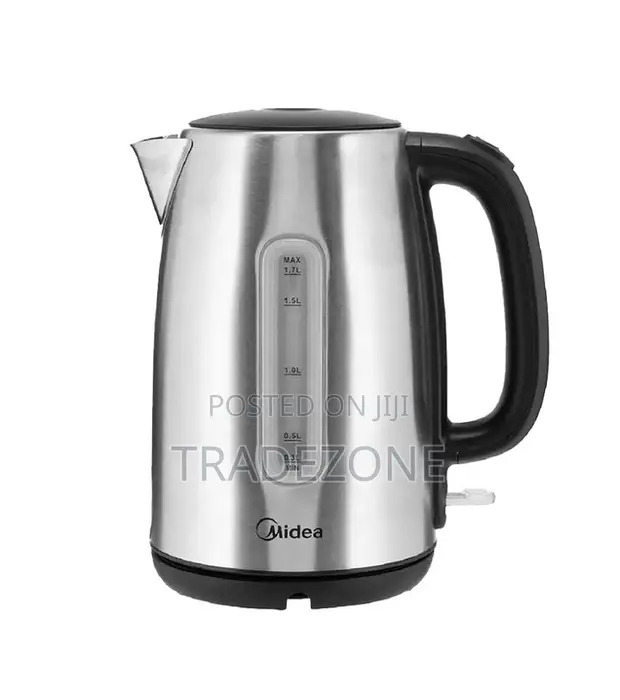 Midea 1.7L Bakin Karfe Kettle Mai Taga Ruwa MK-17S30A2 - 1