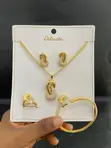 Quality Jewelry Set - Necklace, Earrings, Ring, Bracelet - 2