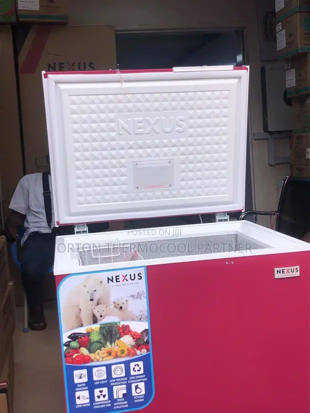 Nexus Chest Freezer 200L Red - 1