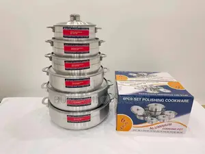 6-Piece Stainless Steel Pot Set