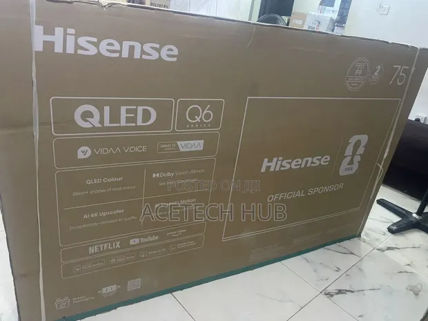 Hisense 75" QLED 4K Smart TV - 1