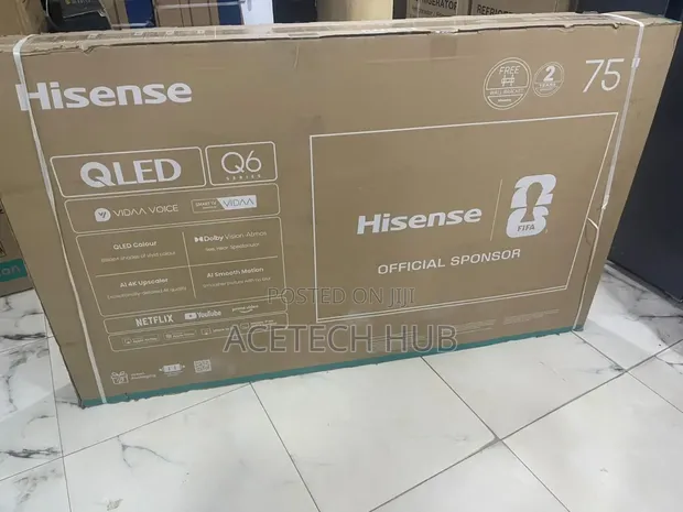 Hisense 75" QLED 4K Smart TV - 1