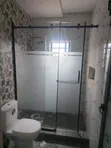 GE Frosted Sliding Shower Door (10mm Tempered Glass) - 2
