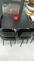 KYC Luxury 4-Seater Dining Table - Marble Top - 1