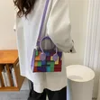 Women's Pink Classic Shoulder Bag - 2