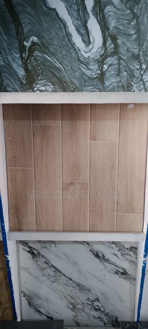 60x60cm Wooden Effect Floor Tiles - 1
