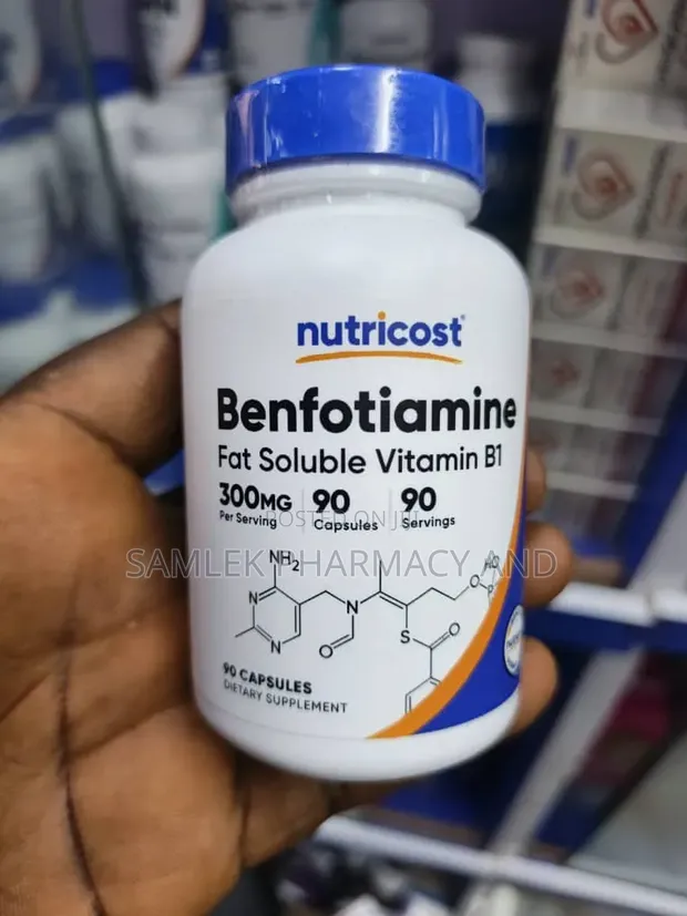Nutricost Benfotiamine 300mg, Kwalba 90 - 1