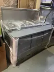 Brand New 350L Standing Salad Bar with 3 Solid Doors - 2