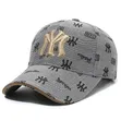 Unisex Brown Cotton Baseball Cap - 2