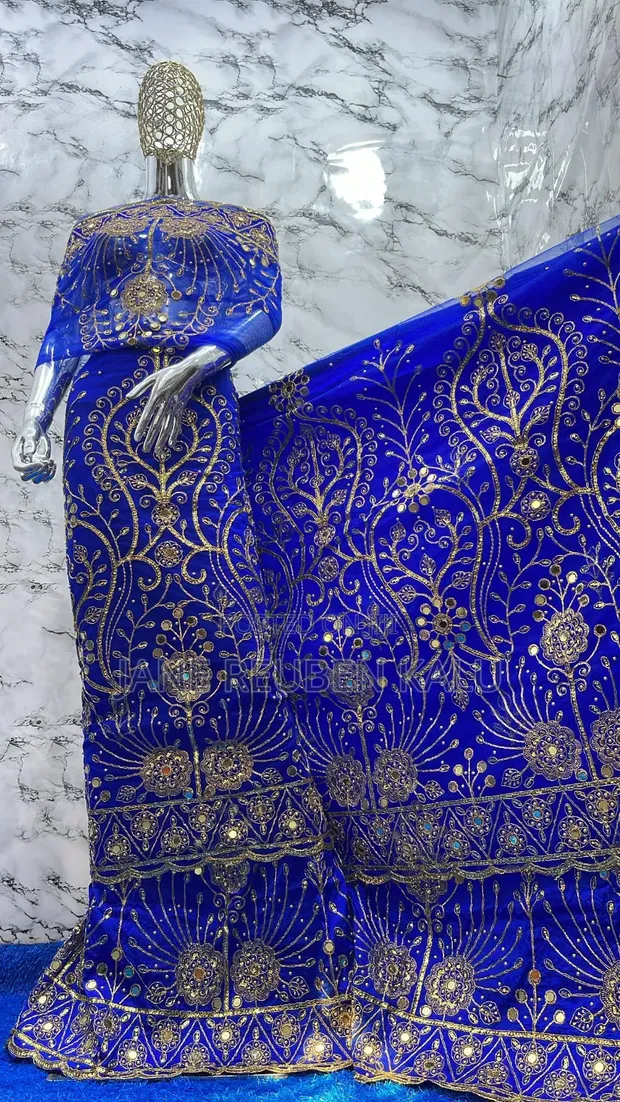 High Quality Indian George, Sarees & French Lace Fabrics - 1